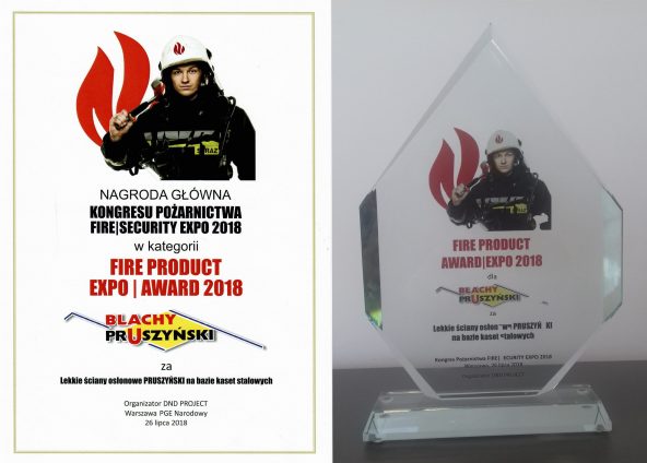 Blachy-Pruszyński-Fire-Product-Expo-Award-2019
